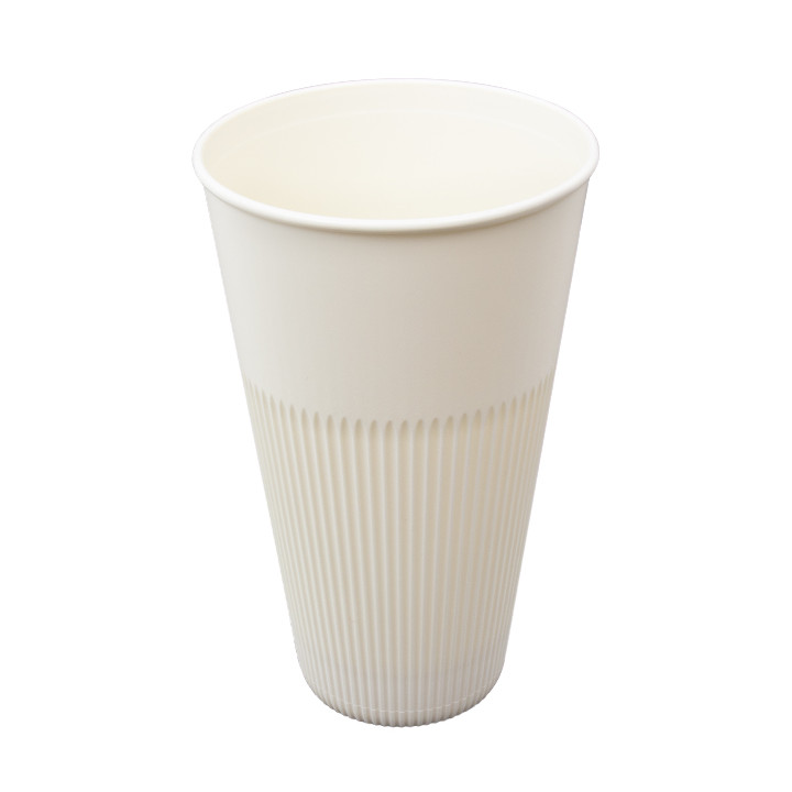 Durable Reusable Tumbler PP Cream 470ml Ø9,6cm (300 Units)
