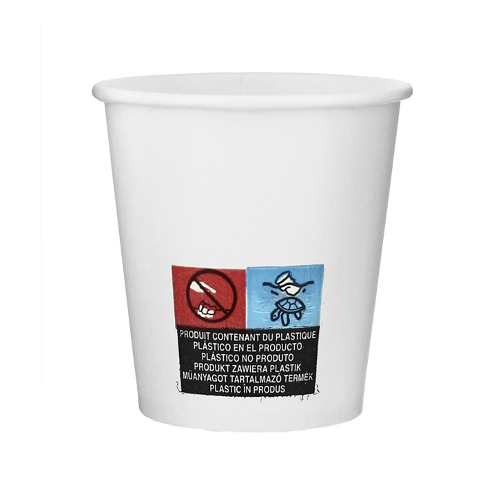 Paper Cup 3 Oz/100ml White Ø5,8cm (50 Units) 