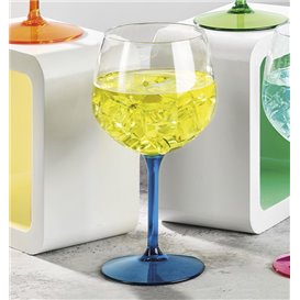 Reusable Durable Balloon Glass in TT Blue Foot 580ml (1 Unit)