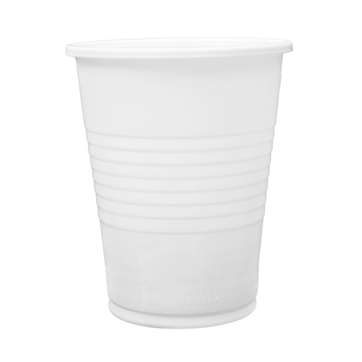Reusable Plastic Cup in PP White 240ml (2.000 Units)