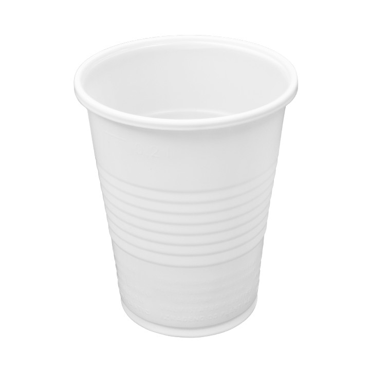 Reusable Plastic Cup in PP White 240ml (2.000 Units)
