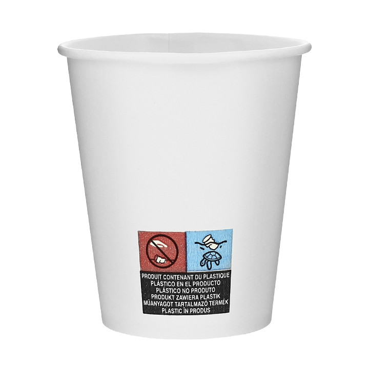 Paper Cup White 6Oz/180ml Ø7,0cm (400 Units)
