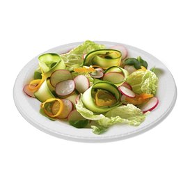 Reusable Plate Deep Economic PS White Ø22cm (450 Units)