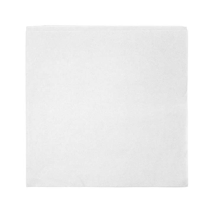 Paper Napkin Double Point 40x40cm 2-ply White (50 Units)