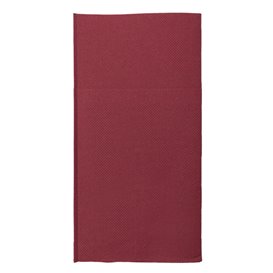 Cutlery Napkin Fold Micropoint 40x40cm Burgundy (30 Units)