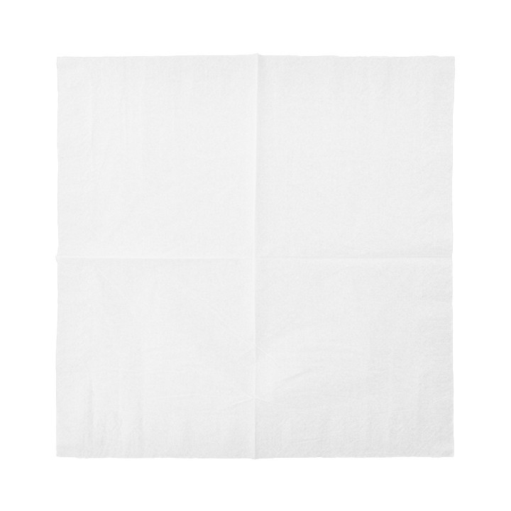 Paper Napkin with Border 40x40cm 1-ply White (200 Units)