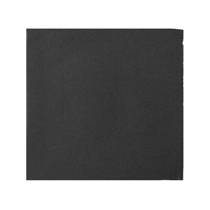 Cocktail Napkin 20x20cm 2-ply Black (2.400 Units)