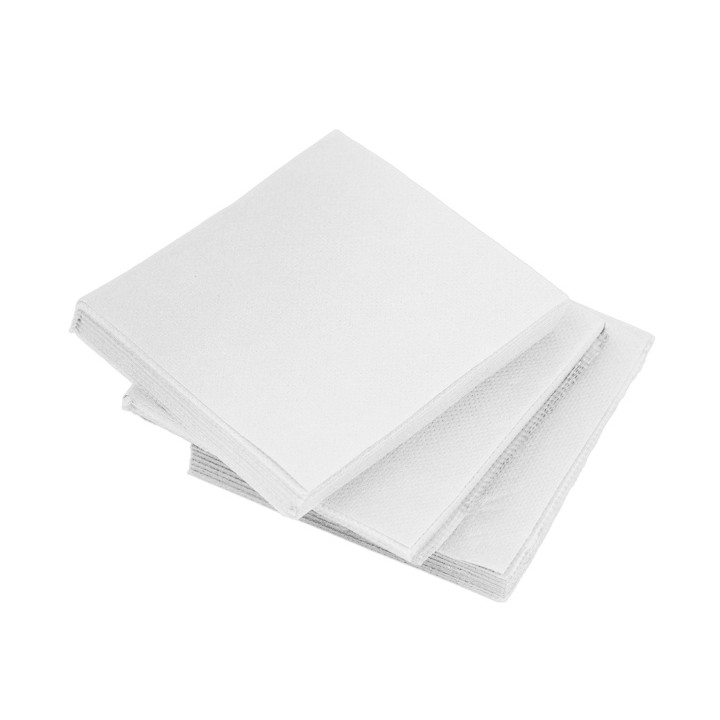 Cocktail Napkin 20x20cm 2-layer White (100 Units)