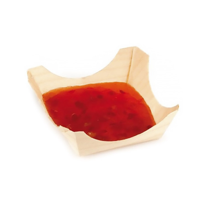 Pine Leaf Tray 6x6x2,5cm (100 Units)  