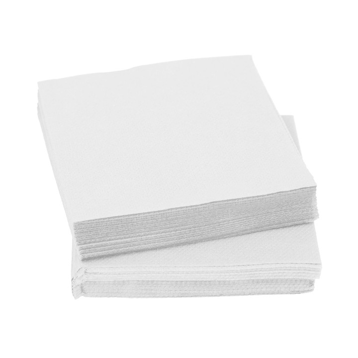 Cocktail Napkin 20x20cm 2-layer White (100 Units)