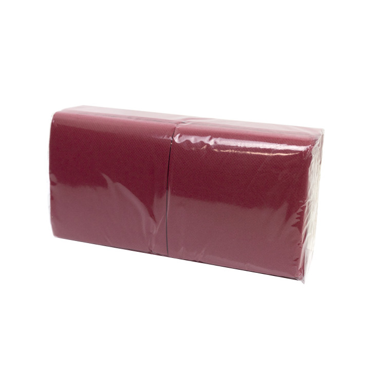 Cocktail Napkin 20x20cm 2-ply Burgundy (2.400 Units)