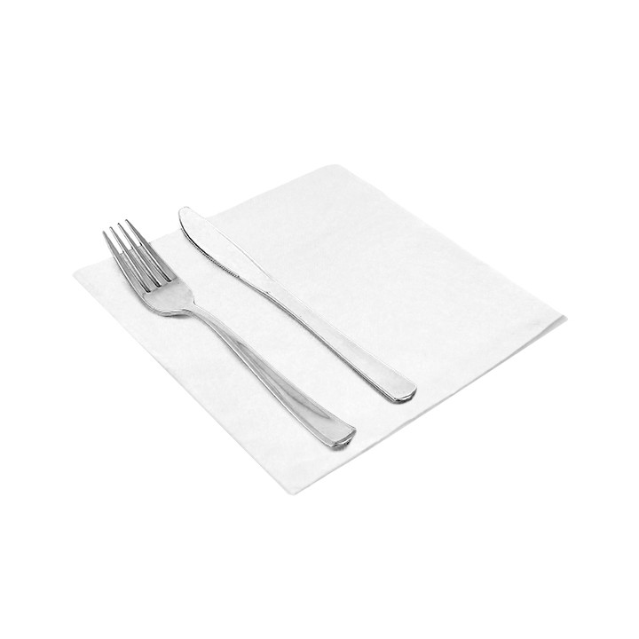 Paper Napkin Double Point 40x40cm 2-ply White (1.200 Units)