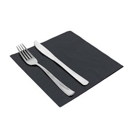 Paper Napkin with Border 40x40cm 2C Black (800 Units)