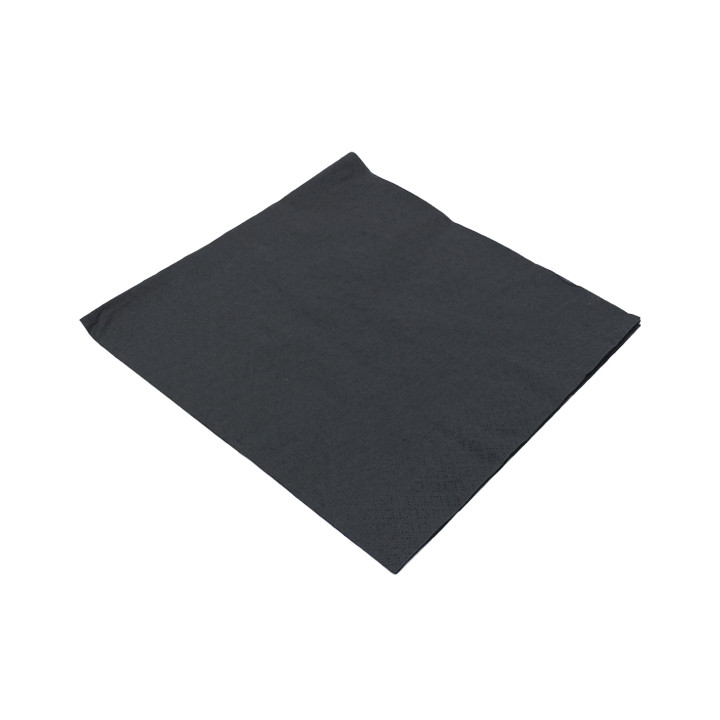 Paper Napkin with Border 40x40cm 2C Black (800 Units)