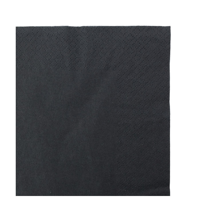 Paper Napkin with Border 40x40cm 2C Black (800 Units)