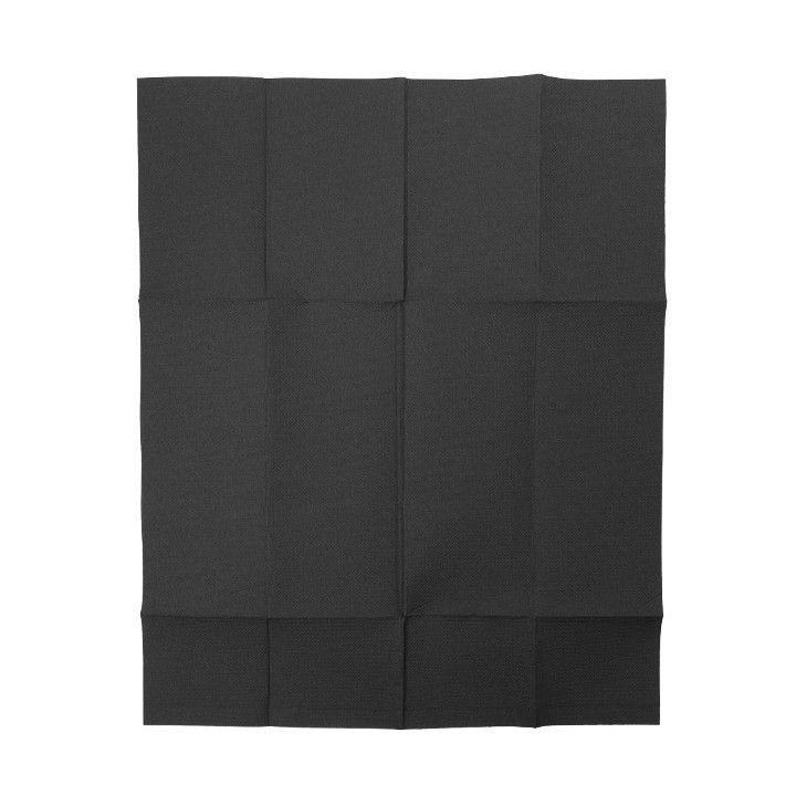 Cutlery Napkin Fold Micropoint 33x40cm Black (60 Units)