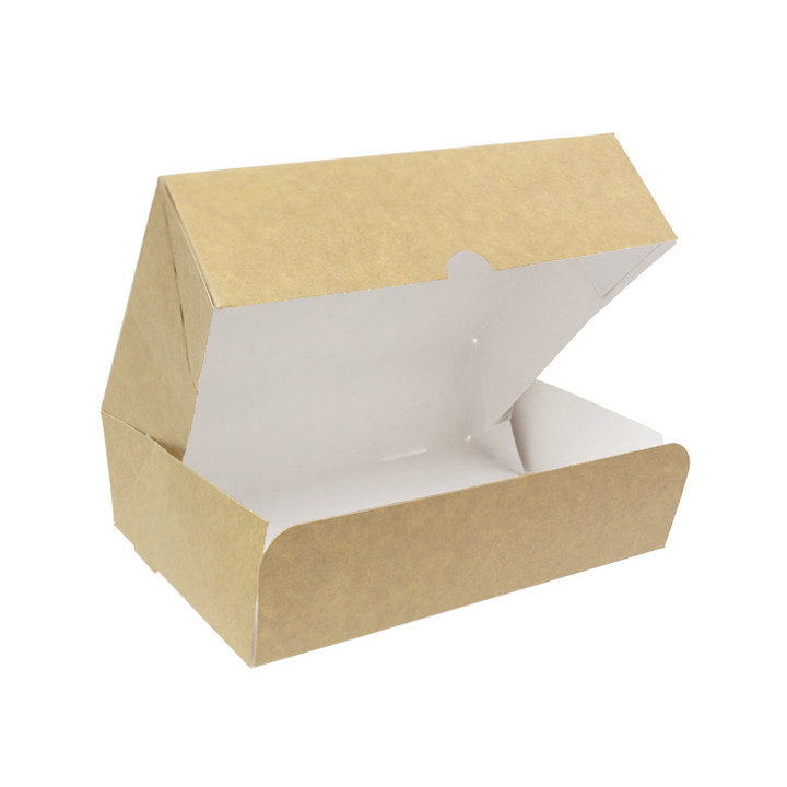 Kraft Cardboard Bakery Box 18,2x13,6x5,2cm 500g (280 Units)