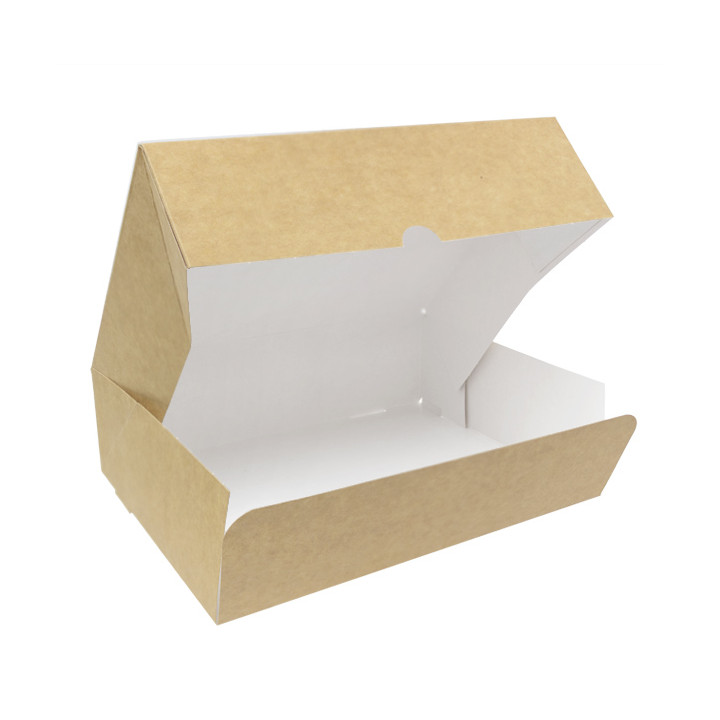 Kraft Cardboard Bakery Box 20,4x15,8x6cm 1kg (260 Units)