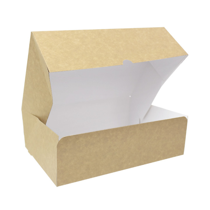Kraft Cardboard Bakery Box 25,8x18,9x8cm 2kg (240 Units)