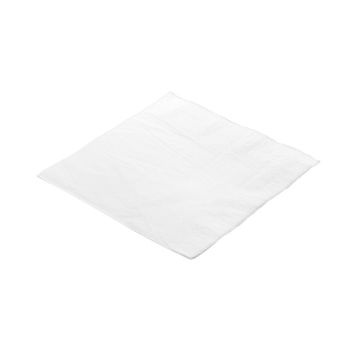 Paper Napkin with Border 40x40cm 1-ply White (200 Units)