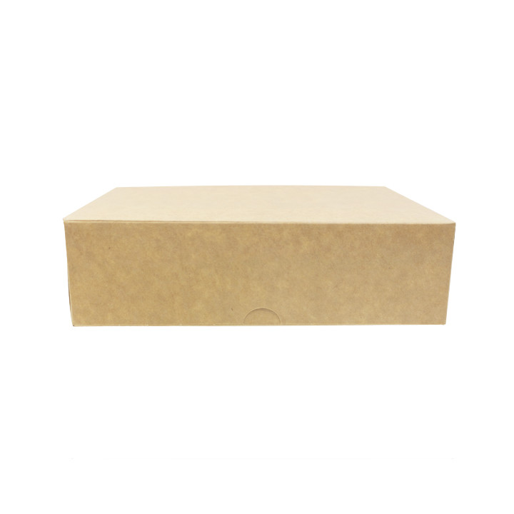 Kraft Cardboard Bakery Box 18,2x13,6x5,2cm 500g (20 Units) 