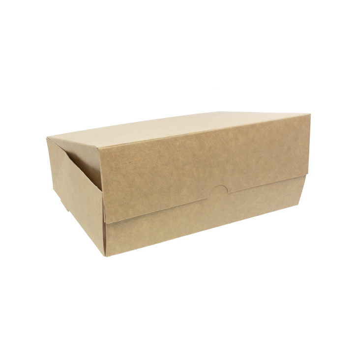 Kraft Cardboard Bakery Box 18,2x13,6x5,2cm 500g (280 Units)