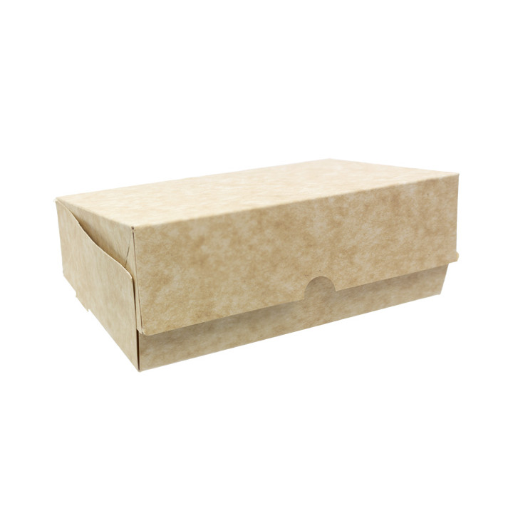 Kraft Cardboard Bakery Box 17,5x11,5x4,7cm 250g (400 Units)