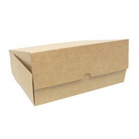 Kraft Cardboard Bakery Box 20,4x15,8x6cm 1kg (25 Units)