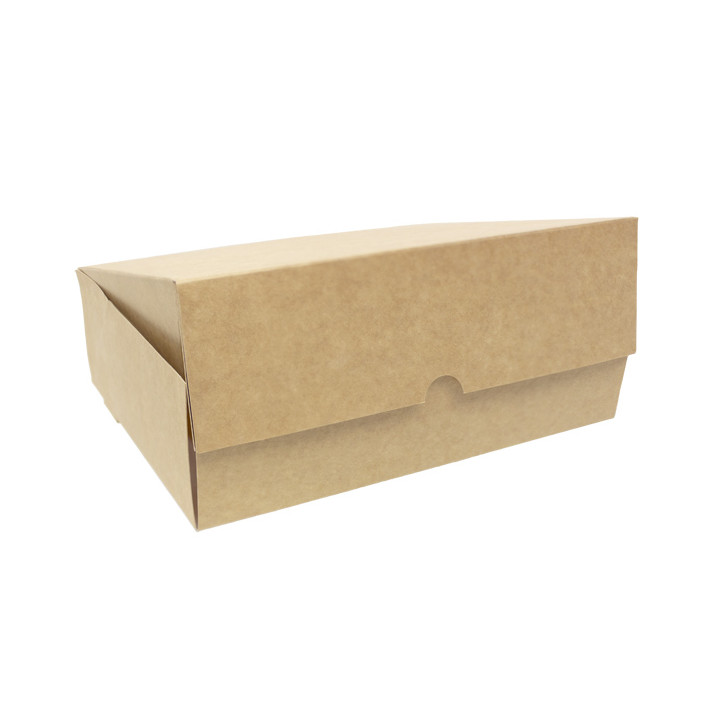Kraft Cardboard Bakery Box 20,4x15,8x6cm 1kg (260 Units)