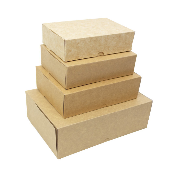 Kraft Cardboard Bakery Box 25,8x18,9x8cm 2kg (240 Units)