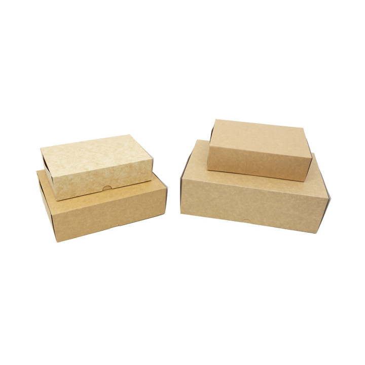 Kraft Cardboard Bakery Box 18,2x13,6x5,2cm 500g (20 Units) 