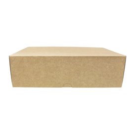 Kraft Cardboard Bakery Box 20,4x15,8x6cm 1kg (250 Units)