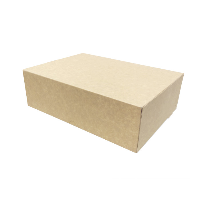 Kraft Cardboard Bakery Box 25,8x18,9x8cm 2kg (240 Units)