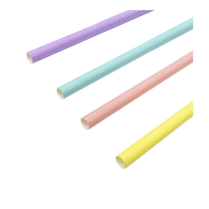 Straight Paper Cane Colors Ø1,2cm 20cm (3.000 Units)