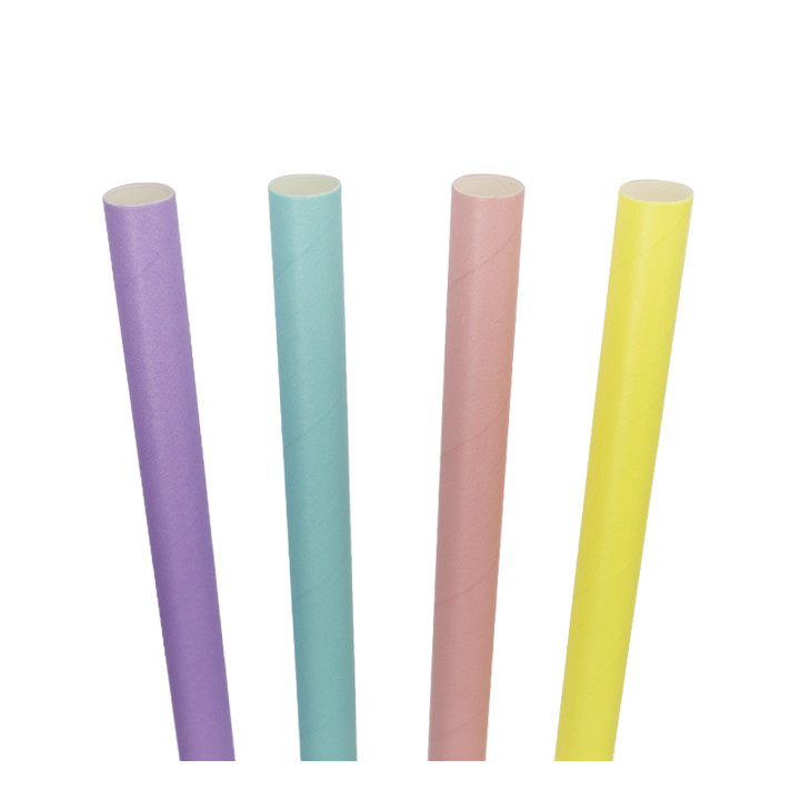 Straight Paper Cane Colors Ø1,2cm 20cm (50 Units)