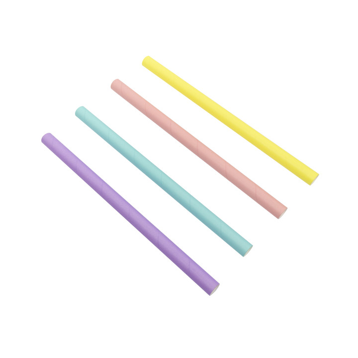 Straight Paper Cane Colors Ø1,2cm 20cm (3.000 Units)