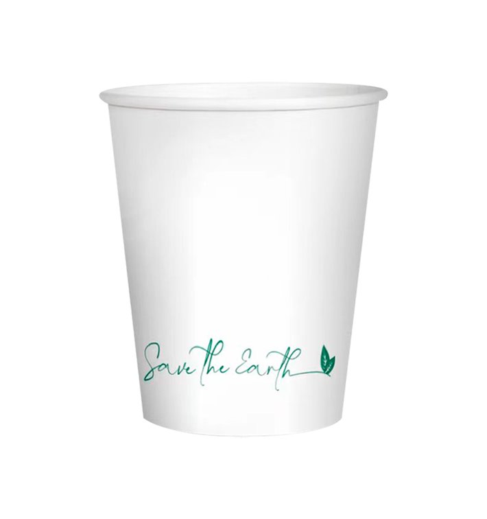 Paper Cup White 9Oz/280ml Ø8,0cm (50 Units) 