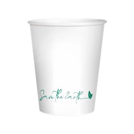 Paper Cup White 6Oz/180ml Ø7,0cm (50 Units)  