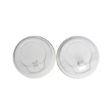 Lid for Paper Cup Hole White 12, 16 and 22 Oz Ø9,0cm (100 Units)  