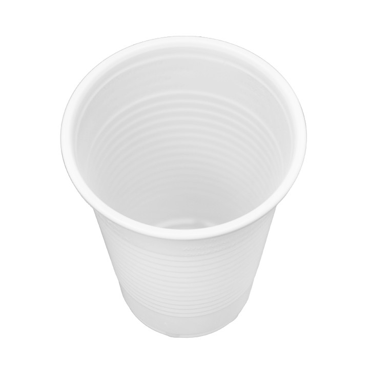 Reusable Plastic Cup in PP White 200ml (100 Units)  