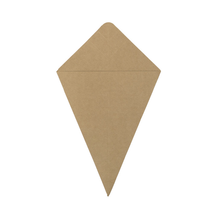 Paper Dipping Cone Kraft 19,5cm 100g (500 Units)