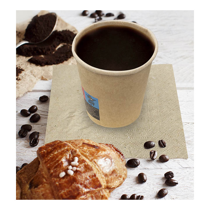 Paper Cup 3Oz/100ml Kraft-Kraft Ø5,8cm (1.500 Units)