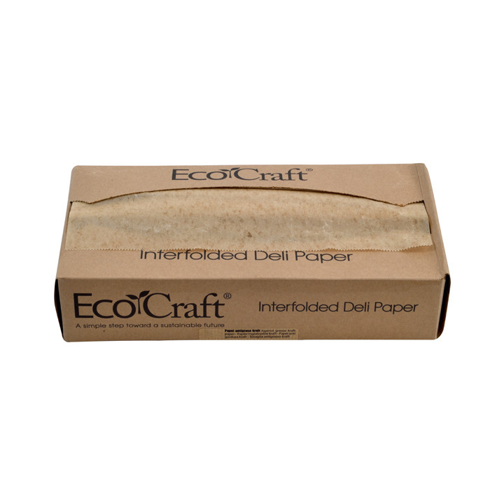 Greaseproof Paper Wrapping Kraft in Dispenser 26x27cm (500 Units)