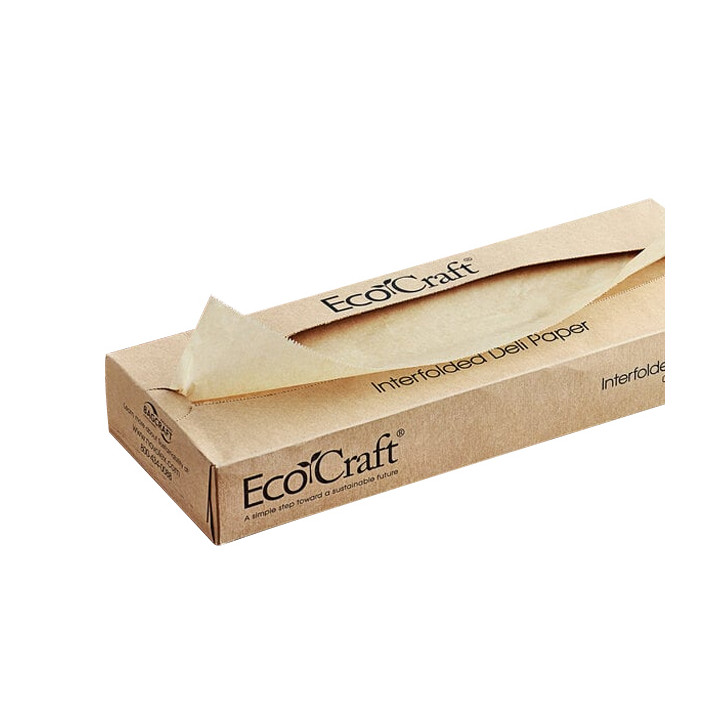 Greaseproof Paper Wrapping Kraft in Dispenser 37,5x27cm (500 Units)