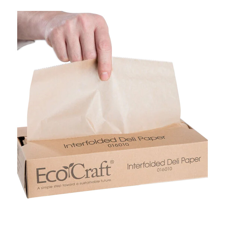 Greaseproof Paper Wrapping Kraft in Dispenser 26x27cm (6.000 Units)