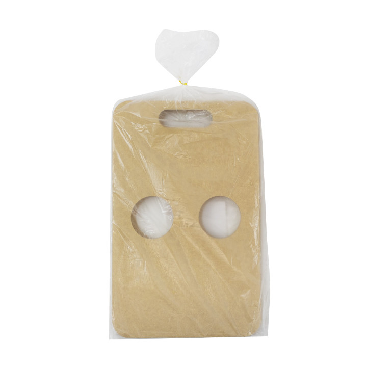 Paper Kraft Cup Carrier 23,9x18cm Ø8,0cm (500 Units)