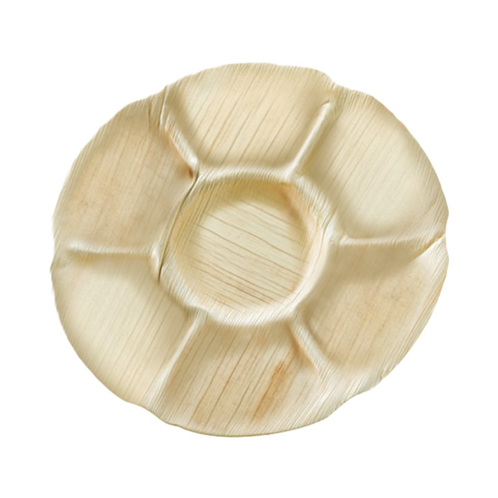 Palm Leaf Plate Round Shape 7C Ø29,5cm (120 Units)