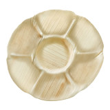 Palm Leaf Plate Round Shape 7C Ø29,5cm (10 Units) 