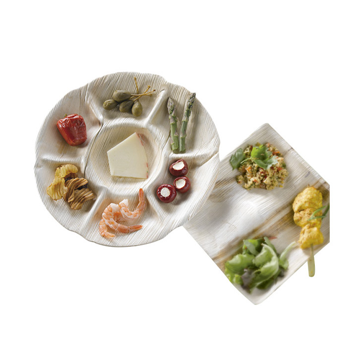 Palm Leaf Plate Round Shape 7C Ø29,5cm (120 Units)