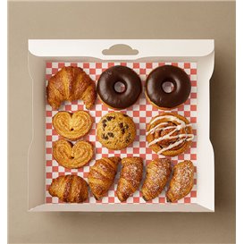 Paper Food Wrap Grease-Proof Red 28x33cm (4000 Units)
